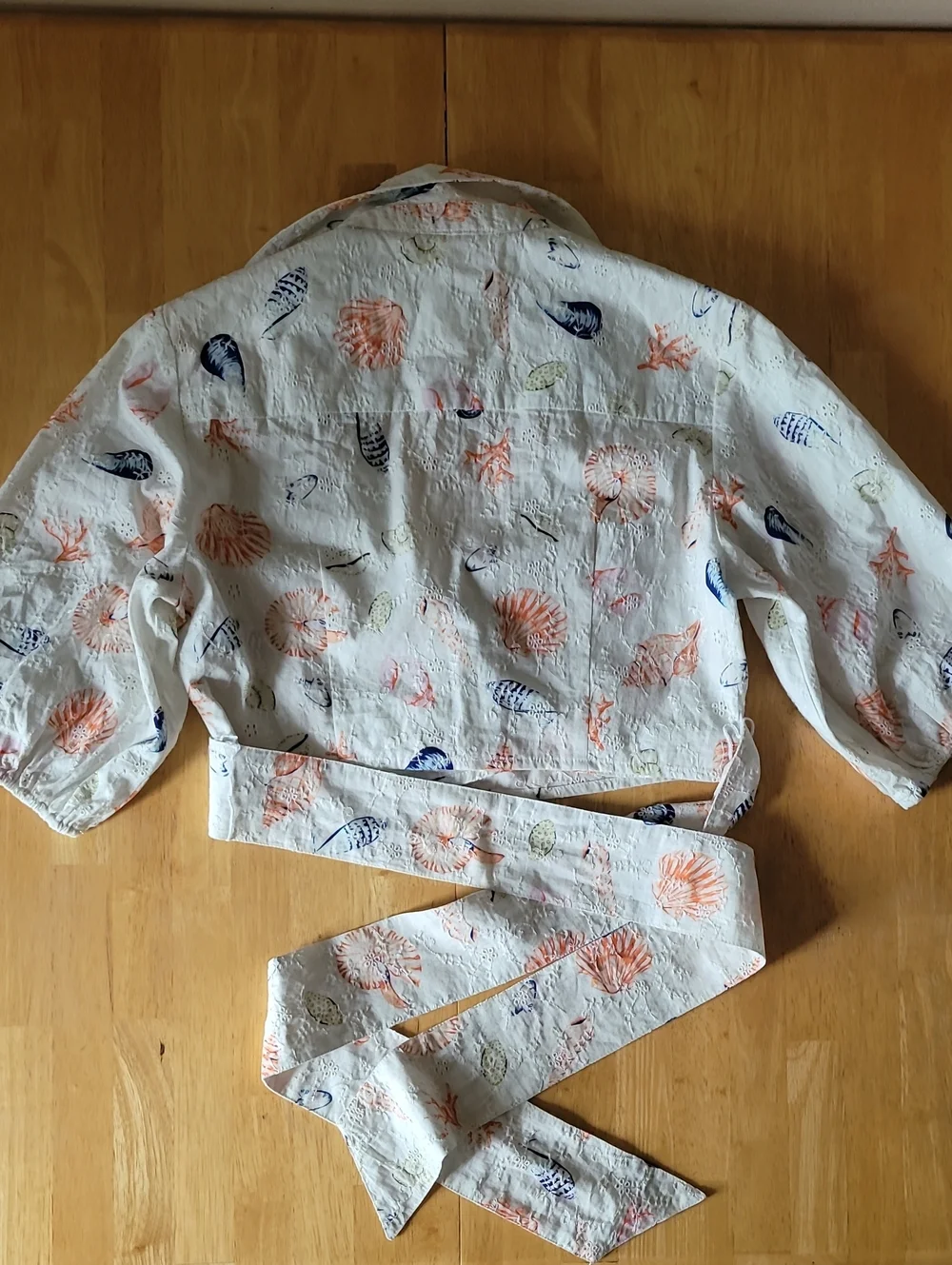 Anthropologie Maeve Puff-Sleeve Wrap Top - Picture 10 of 12